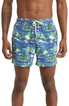 Fair Harbor The Bungalow Board Shorts In Vintage Tropical