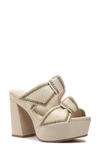 ALEXANDRE BIRMAN AYMMETRIC CLARITA PLATFORM SLIDE SANDAL