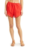 VITAMIN A TALLOWS LINEN COVER-UP SHORTS