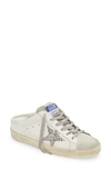 Golden Goose Super-star Sabot Mule Sneaker In White/ Platinum