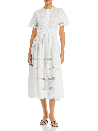 Waimari Camila Midi Dress In White