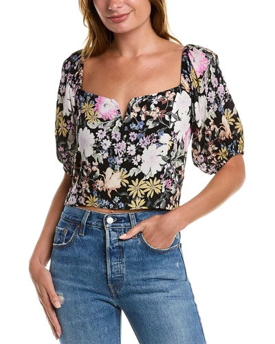 Saltwater Luxe Crop Top In Black