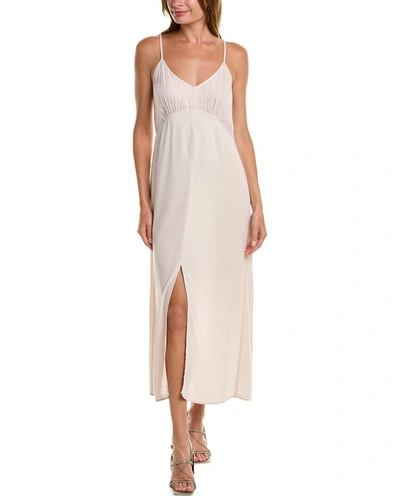 Saltwater Luxe Jacquard Maxi Tank Dress In Beige