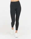 Spanx Womens Black Booty Boost High-rise Stretch-jersey Leggings Xs In Black