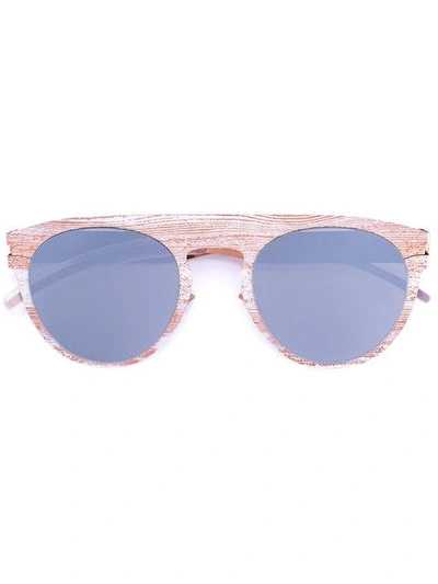 Mykita Round Frame Sunglasses In Metallic