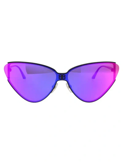 Balenciaga Bb0191s Sunglasses In Purple