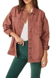Free People Madison City Twill Jacket In Multi
