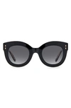 ISABEL MARANT 49MM GRADIENT ROUND SUNGLASSES