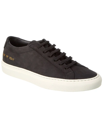 Common Projects Original Achilles Suede Sneaker In Black