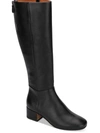Gentle Souls By Kenneth Cole Brandon Lug Sole Knee High Boot In Black