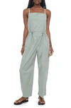 Pistola Adela Wide Leg Stretch Cotton Jumpsuit In Bluff