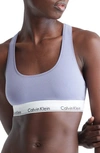 CALVIN KLEIN MODERN COTTON COLLECTION UNLINED COTTON BLEND BRALETTE