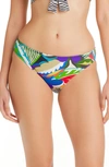 Bleu By Rod Beattie The Mix Basic Hipster Bikini Bottoms In Black Multi