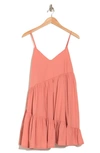 MELROSE AND MARKET TIERED COTTON DRESS
