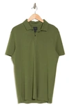 14TH & UNION SOLID INTERLOCK POLO