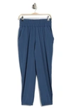 Z By Zella Interval Woven Track Pants In Navy Denim