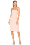 JILL JILL STUART STRAPLESS MIDI DRESS,461491