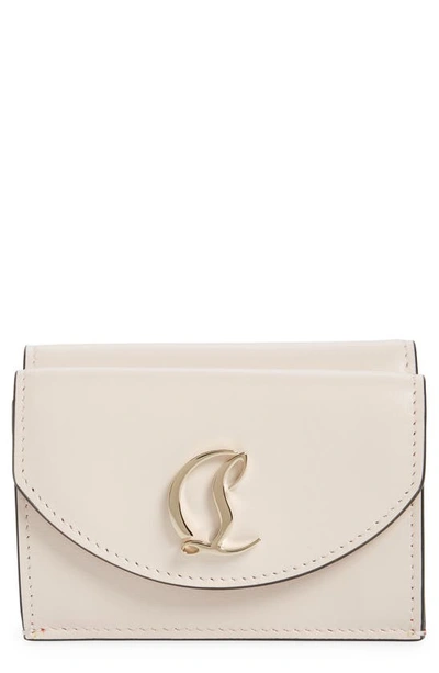 CHRISTIAN LOUBOUTIN CHRISTIAN LOUBOUTIN LOUBI 54 COMPACT LEATHER WALLET