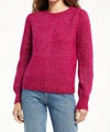 Z SUPPLY Annie Puff Sleeve Sweater In Pink
