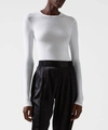 Atm Anthony Thomas Melillo Rib-knit Top In White