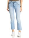 Mother The Tripper Flood Fray Jeans In Multi