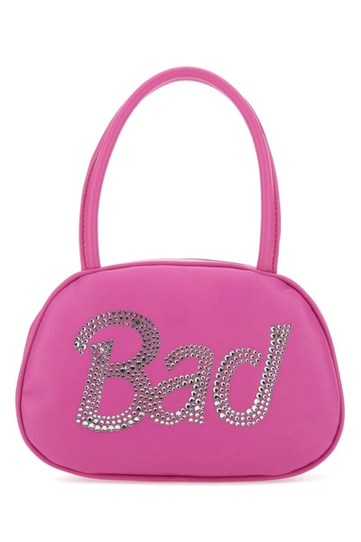 Amina Muaddi Handbags. In Pink