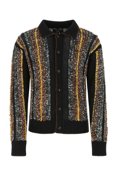 Amiri Braided Bandana Button Up In Black