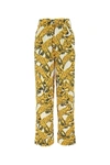 Az Factory Printed Recycled Satin-twill Wide-leg Pants In Ivo2