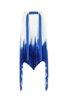 Az Factory + Thebe Magugu Asymmetric Pleated Recycled Satin-twill Skirt In Whi3