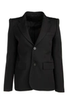 Balenciaga Standard Single-breasted Tailored Blazer In Black In 1000