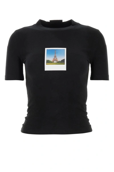 Balenciaga T-shirt In Washedblack
