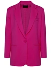 The Andamane Woman Blazer Fuchsia Size 6 Polyester In Pink