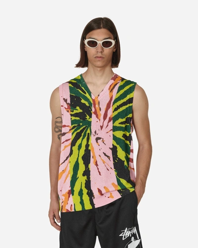 Stussy All Over Digital Print Sweater Vest In Multicolor