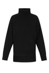 Chloé Lower Impact Wool Pointelle Knit Sweater In 001