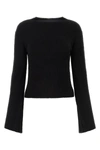 Chloé Silk-blend Knitted Jumper In Black