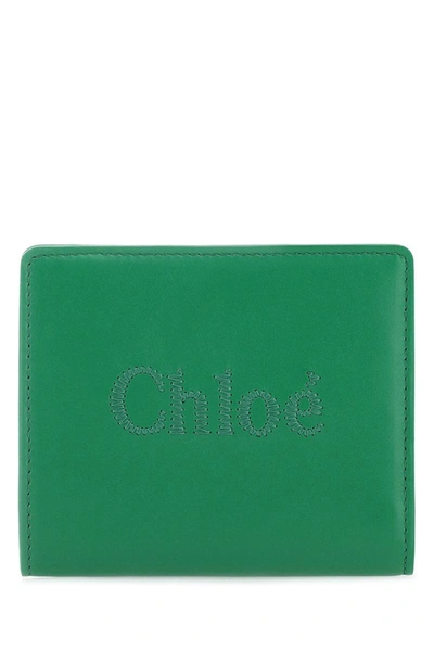 Chloé Chloe Wallets In Green