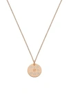 Gucci Icon Blooms 18k Yellow Gold Pendant Necklace In White/rose