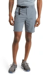 Zella Water Resistant Trail Shorts In Blue Weather