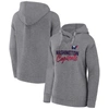 Fanatics Branded Heather Gray Washington Capitals Script Favorite Pullover Hoodie In Heather Gray