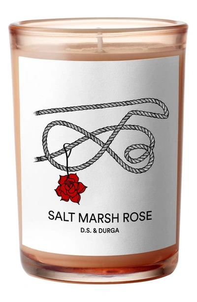 D.S. & DURGA SALT MARSH ROSE SCENTED CANDLE