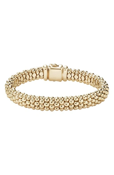 LAGOS LAGOS CAVIAR GOLD ROPE BRACELET,05-10214-7