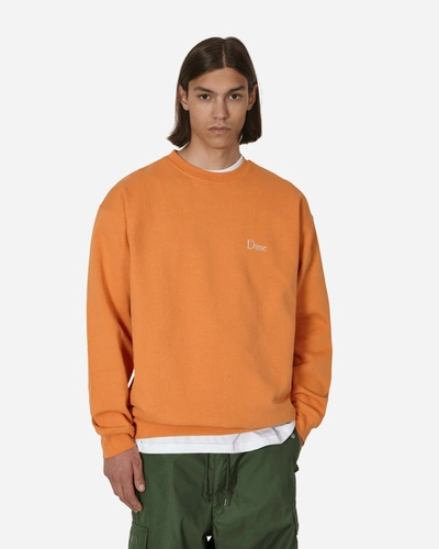 Dime Orange Classic Sweatshirt In Blue