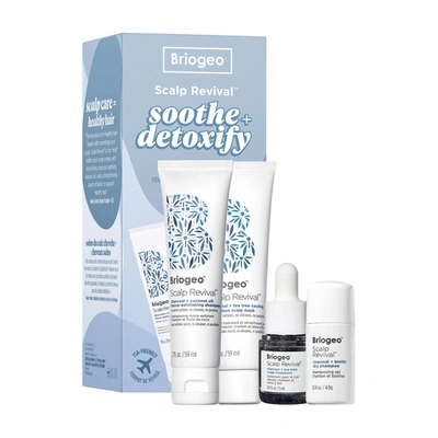Briogeo Scalp Revival Soothe And Detoxify Travel Set In Default Title