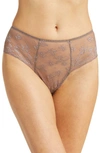 Wacoal Women's Lifted In Luxury Lace Hipster Underwear 845433 In Cappuccino