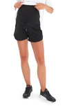 ACCOUCHÉE ACCOUCHÉE FOLDOVER WAISTBAND MATERNITY SHORTS