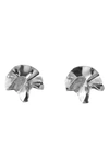 STERLING KING DELPHINIUM MINI STUD EARRINGS