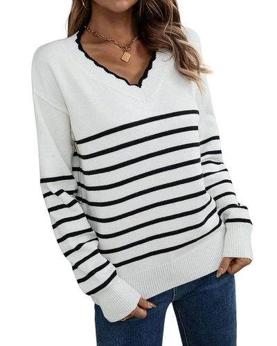 Enjoy Petra Pullover In White