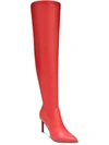 BAR III MILLIEE WOMENS QUARTER ZIPPER POINTED TOE OVER-THE-KNEE BOOTS