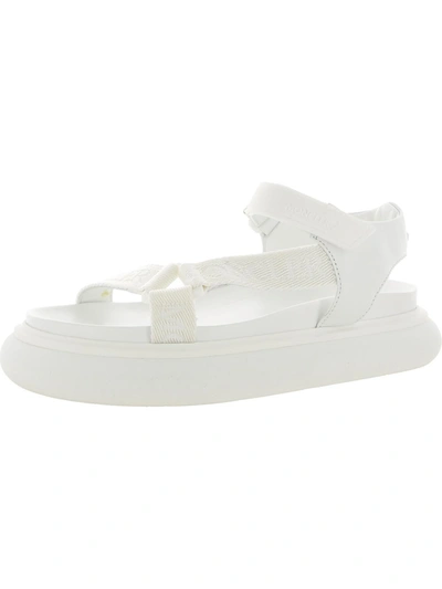 Moncler White Catura Touch-strap Sandals