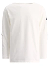 Kapital Jersey / Gauze Chef Longsleeve T-shirt (rainbowy Patch) In White